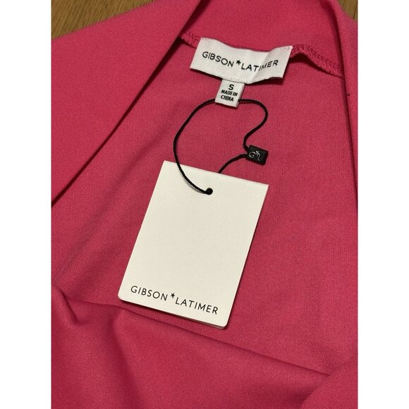 New Beautiful Pink Gibson Latimer Asymmetrical Dress Size Small Sexy Formal City - Picture 6 of 10